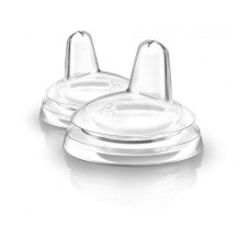 PHILIPS AVENT mīksti silikona snīpji 6m+/9m+ 2gb., SCF745/00