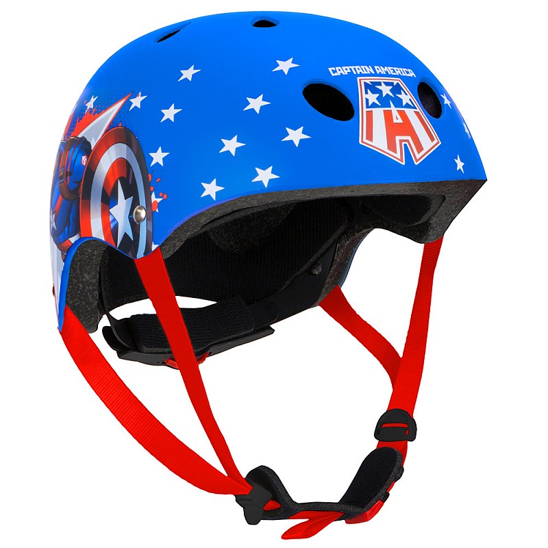 DISNEY BABY bērnu regulējama ķivere 54-58cm CAPTAIN AMERICA 9051