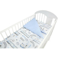 ANKRAS LOCOMOTIVE Gultas veļas komplekts 2D/120x90cm, blue