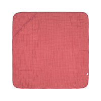 LASSIG Dvielis ar kapucīti (kokvilnas muslīna) (sārts) , 1312015611