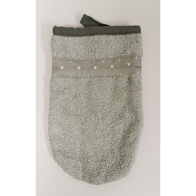 TEGA BABY ROYAL Vannas frotē cimdiņš KR-027-106 pelēks