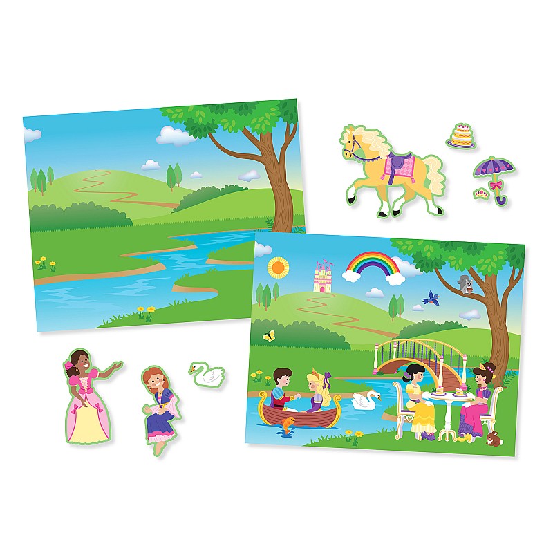 MELISSA & DOUG Taaskasutatavad kleebised-Loss/Printsess
