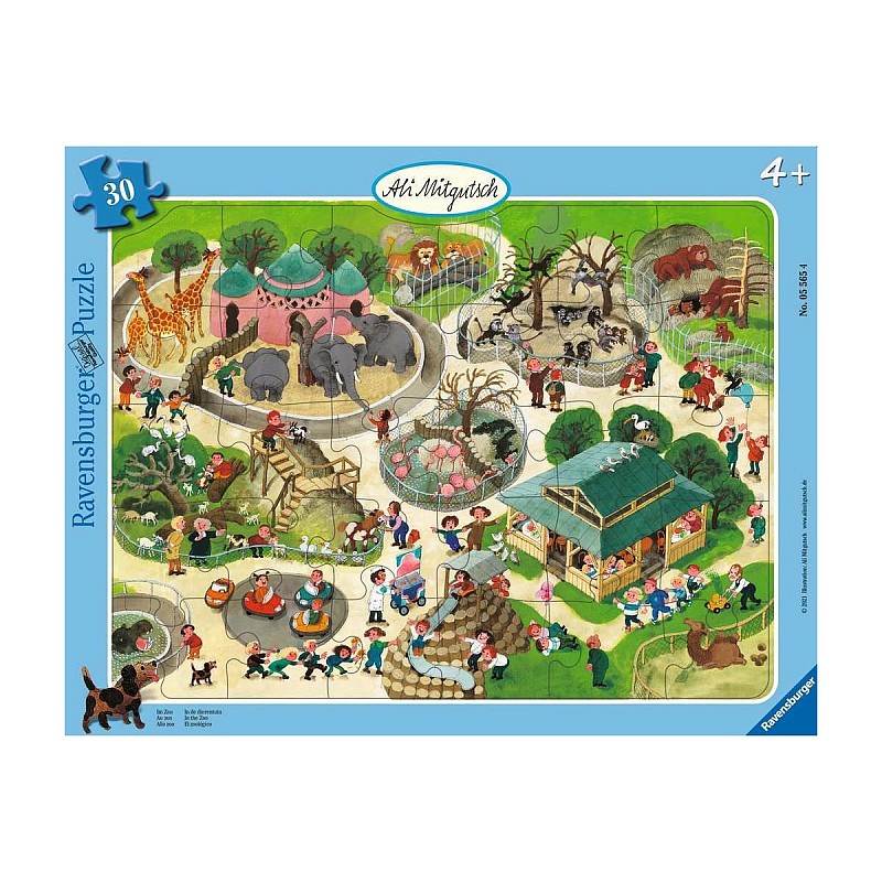 Ravensburger Plakanā puzle At the Zoo 30gb. 4+ R 05565