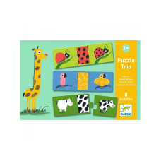 Trio puzle - Plikie dzīvnieciņi (24 gab.)