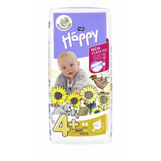 HAPPY Maxi Plus autiņbiksītes 4+ izmērs 9-20kg 44gab.