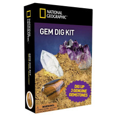 NATIONAL GEOGRAPHIC Jaunā arheologa komplekts Gemstone Dig Kit, NGGEM