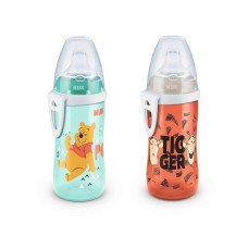 NUK Active Cup Disney Mācību pudelīte 300ml ar silikona snīpīti 12m+ SK90 10751101 ATLAIDE