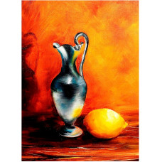 TSVETNOY Dimantu mozaīkas komplekts 30x40cm Jug and Lemon, LE057e