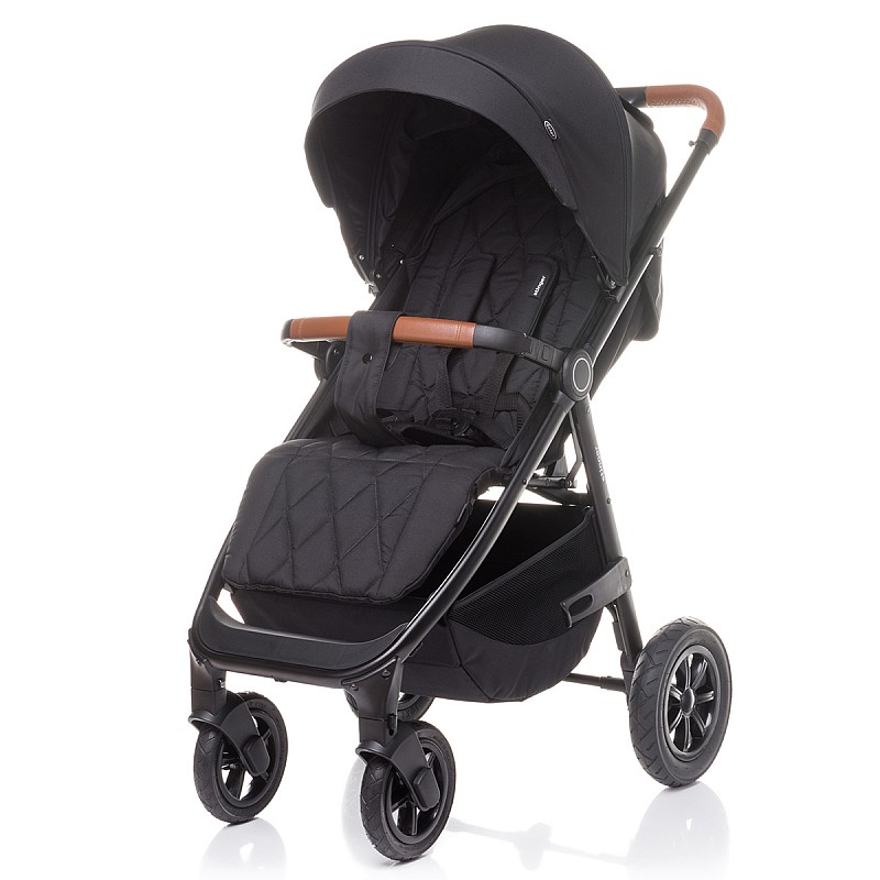 4BABY STINGER AIR pastaigu rati 6m+ Black