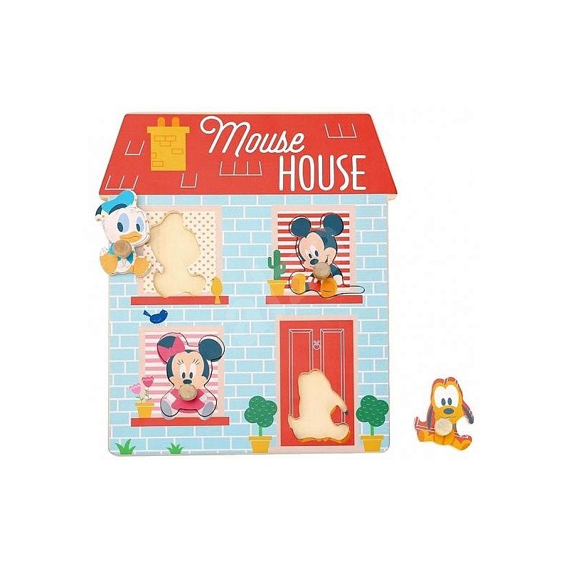 GERARDOS TOYS Disney koka puzle Mickey House TY996 (52517)