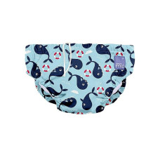 BAMBINO MIO Swim Nappies peldbikses WHALE WHARF, XL (12-15kg)