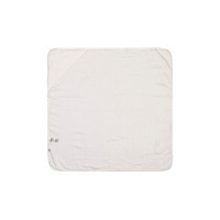 LASSIG Dvielis ar kapucīti (kokvilnas muslīna) (balts), 1312015143