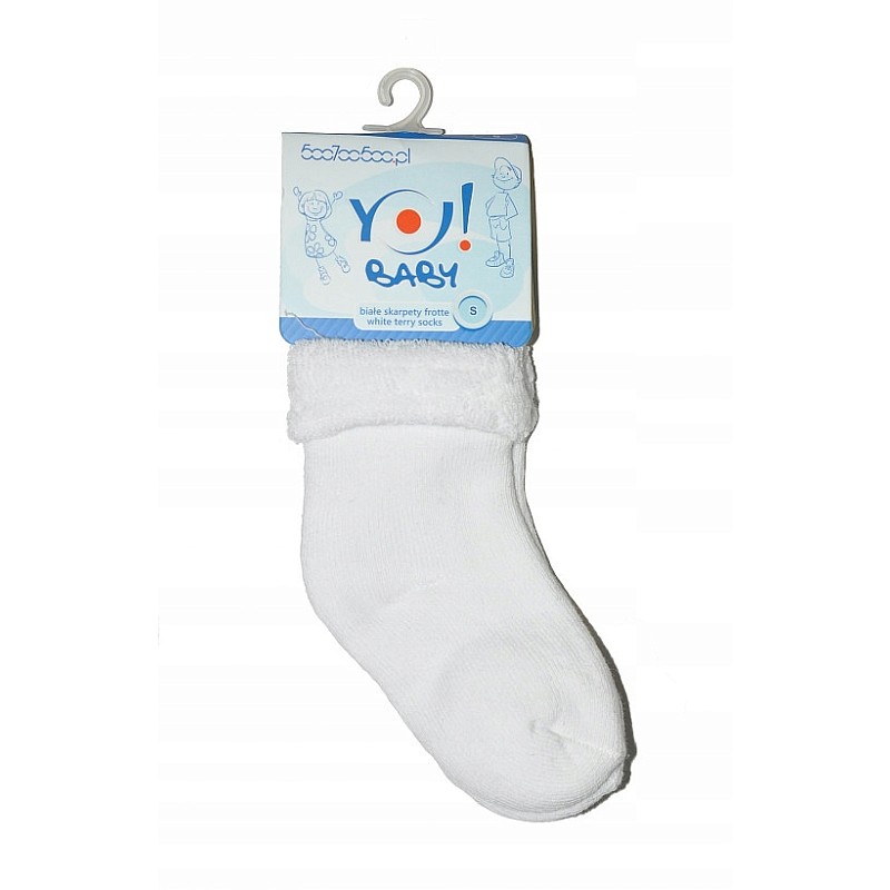 YO BABY SCORPIO Zeķes SKF/S/WHITE/19-20 11-12cm