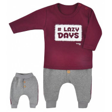 KOALA LAZY DAYS bikses ar jaciņu 80 izmērs 07-408 pelēka/bordo