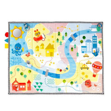 BRIGHT STARTS Baby Einstein aktivitātes paklājs Sea & City Sensory Playscape, 12472