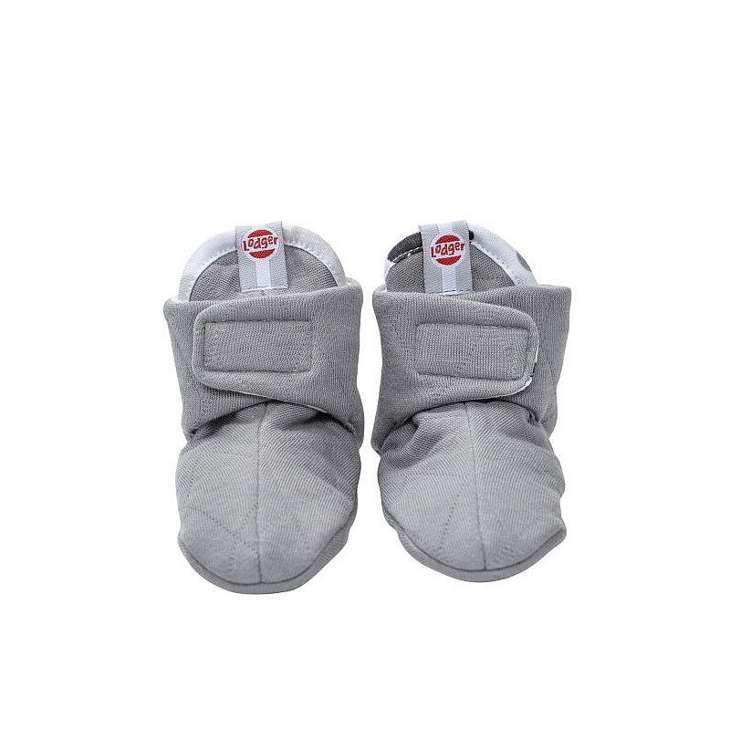 Lodger Slipper Cotton čībiņas, 3-6mēn, Grey SLC 048