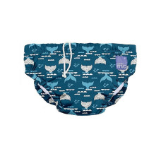 BAMBINO MIO Swim Nappies peldbikses BLUE TAIL, S (5-7кг) IZPĀRDOŠANA