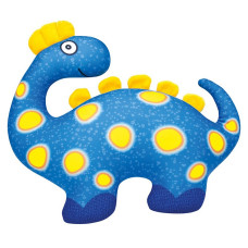 BINO mīkstā rotaļlieta Dinosaur blue 33x28cm 33026