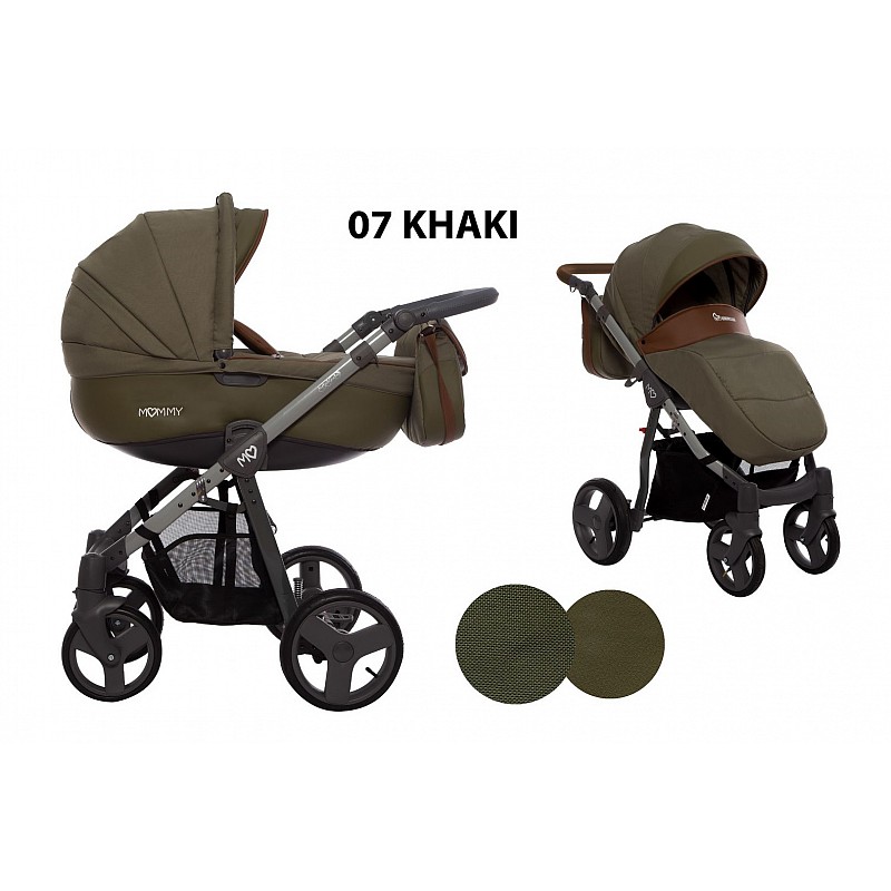 BABYACTIVE MOMMY Universālie rati 2in1, Khaki 07