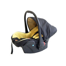 Baby Fashion autokrēsls 0-13kg + adapteris, Black banana