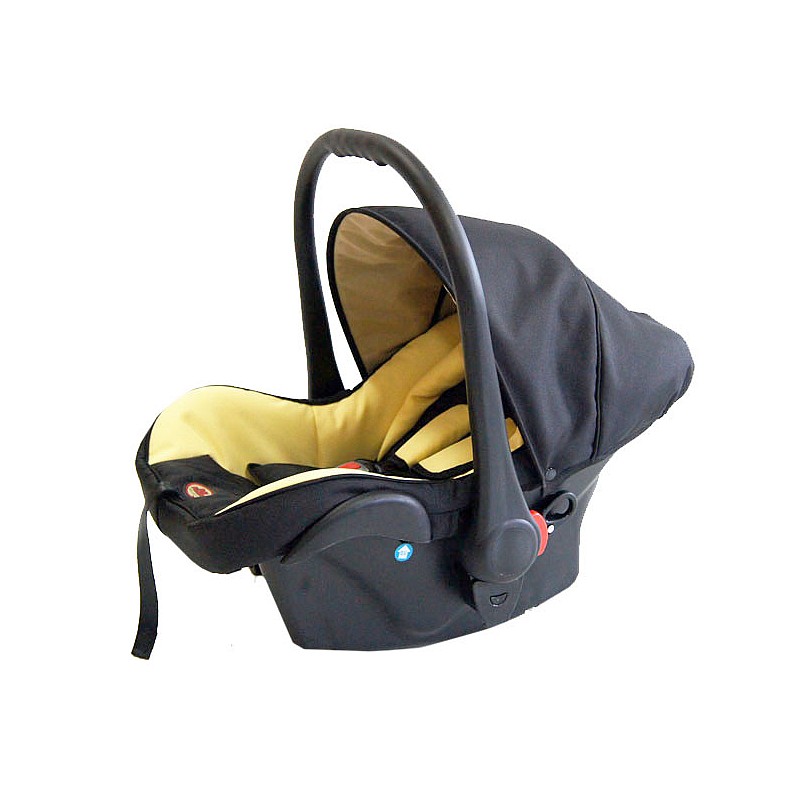 Baby Fashion autokrēsls 0-13kg + adapteris, Black banana