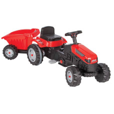 PILSAN bērnu traktors ar pedāļiem un piekābi 7 316 red