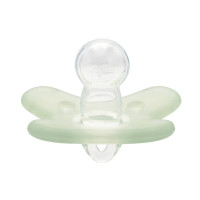 CANPOL BABIES 100% silikona knupītis, 0-6m, simetrisks, 1 gab., 24/001_gre