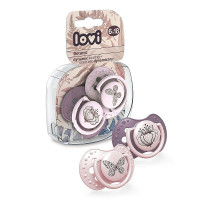 LOVI BOTANIC dinamiskais silikona māneklītis 6-18m 2gab., 22/871 girl
