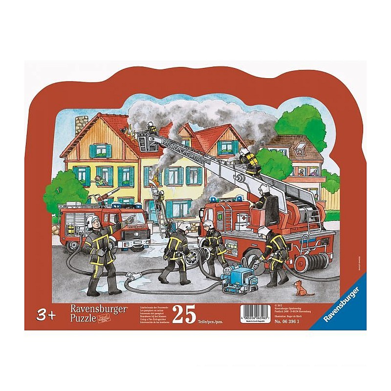 Ravensburger Puzle Ugunsdzēsēji 25gb. R 06396