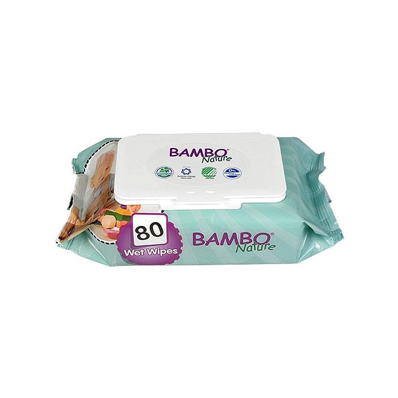 Bambo Nature mitrās salvetes 80 gab/iepak., BAMB4668