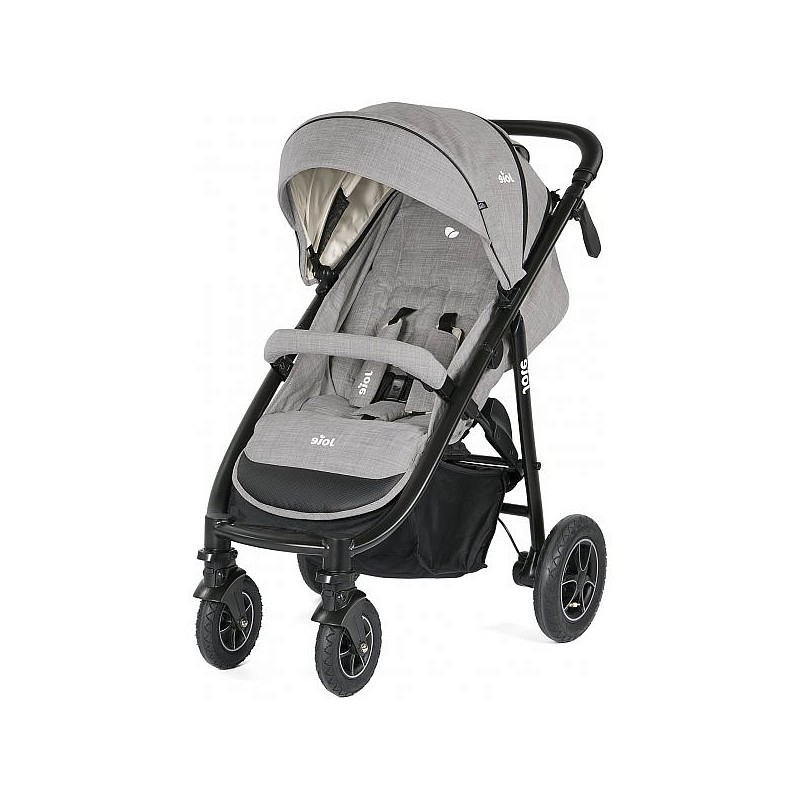 JOIE MYTRAX Flex pastaigu rati 0m+ Gray Flannel 247069 (S1509FAGFL000)