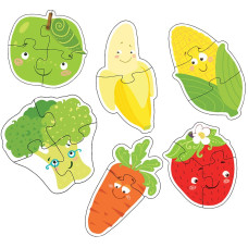 DODO puzzle 2-3-4 elements Fruits and Vegetables D, 300155