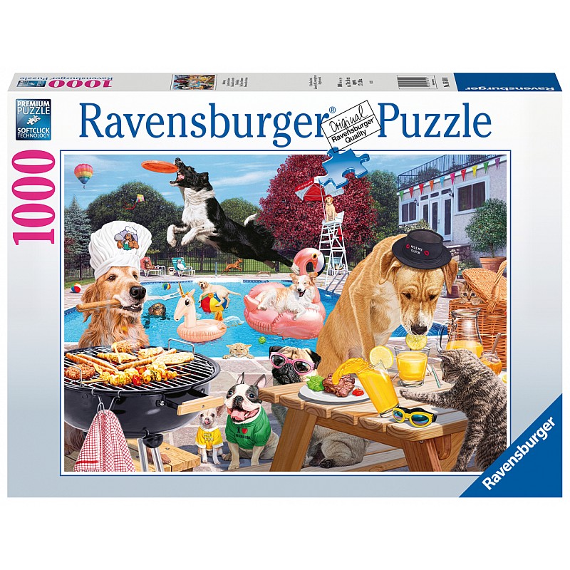 RAVENSBURGER puzle Dog Days of Summer, 1000gab., 16810