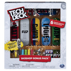 TECH DECK skrituļdēļa komplekts Bonus Sk8 Shop, 6 gab, sortimentu, 6028845