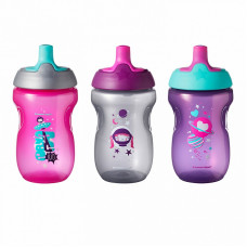 TOMMEE TIPPEE sporta pudeles, meitenēm 12m+ 3x, 447162 NOLIKTAVAS IZPĀRDOŠANA