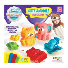 GERARDOS TOYS plastilīna komplekts CUTE ANIMALS 3g+ 56455