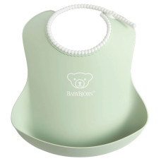 BABYBJORN BIB Lacīte 4m+, POWDER GREEN 046361