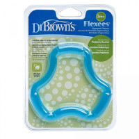 DR.BROWNS Flexees ergonomiska kožamā rotaļlieta TE102 zils