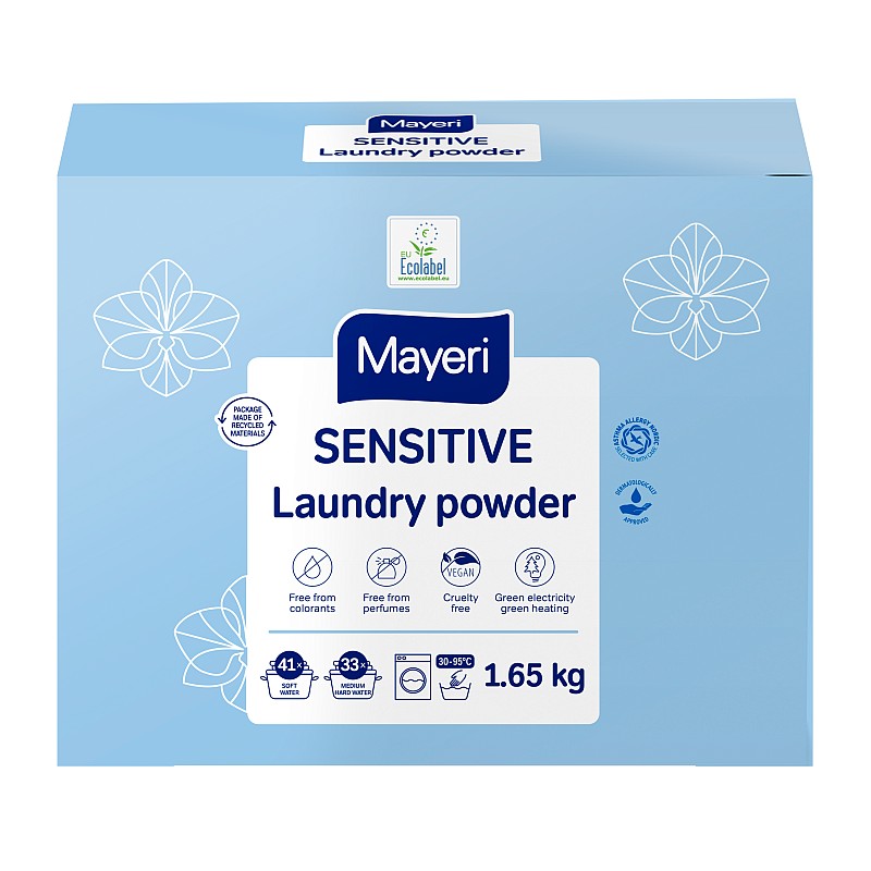 MAYERI Sensitive veļas pulveris 1,65kg P933