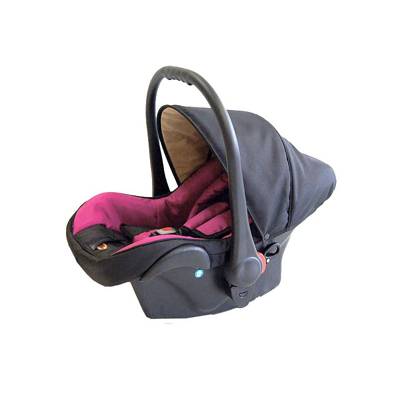 Baby Fashion autokrēsls 0-13kg + adapteris, Black fuchsia