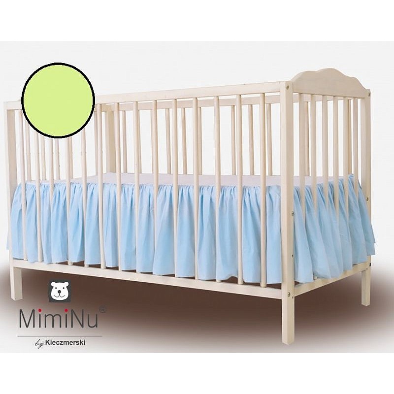 KIECZMERSKI dekoratīvais palags ar volāniem 120x60cm, zaļš