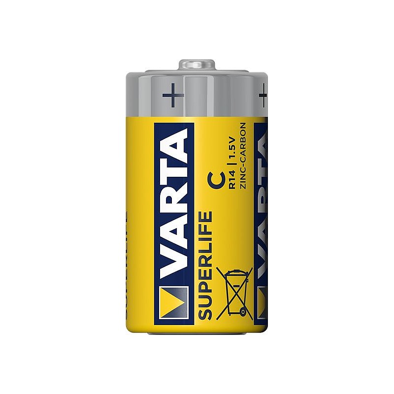 VARTA SUPERLIFE Baterija C R14 1.5V 1gb. IZPĀRDOŠANA