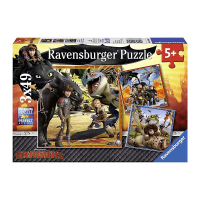 Ravensburger puzle 3X49 Dragons R 09258