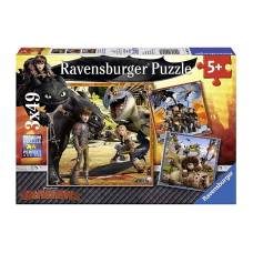 Ravensburger puzle 3X49 Dragons R 09258