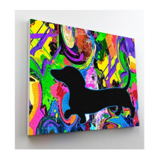 SPLAT PLANET Dimantu mozaīkas komplekts 30x40cm DOG Dachshund, SP46376