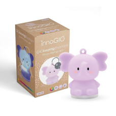 INNOGIO Silikona naktslampiņa/atslēgu piekariņš GIOkeyring Elephant GIO-153