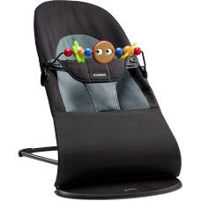 BABYBJORN Šūpuļkrēsls  Balance  soft + koka rotaļlieta 605011A Akcijas komplekts