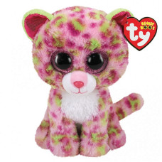 TY Beanie Boos Mīkstā rotaļlieta LANEY leopard pink, TY36312