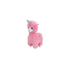 TY Beanie Boos Mīkstā rotaļlieta LANA PINK LLAMA WITH HORN reg 15cm, TY36282 IZPĀRDOŠANA