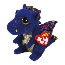 TY Beanie Boos Mīkstā rotaļlieta DRAGON SAFFIRE 15.5cm, TY36879 IZPĀRDOŠANA